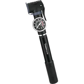 Мининасос Green Cycle GPM-063 телескопический алюминиевый с манометром, Presta+Schrader, 80 psi