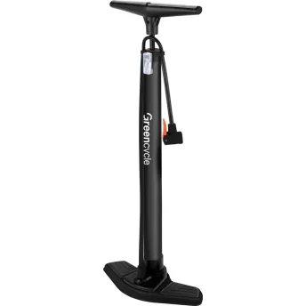 Насос напольный Green Cycle GPF-060 стальной корпус, без манометра, Presta+Schrader, 120 psi