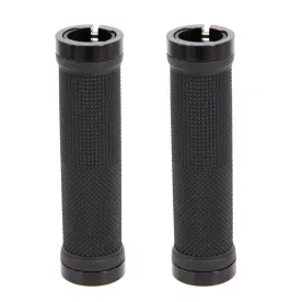 Гріпси Green Cycle GGR-424 130mm чорні з двома чорними замками
