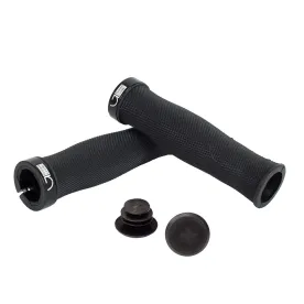 Гріпси Green Cycle GGR-417 130mm чорний з одним чорним замком