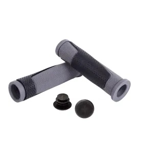 Гріпси Green Cycle GGR-004 130mm чорно-сірі з барендами