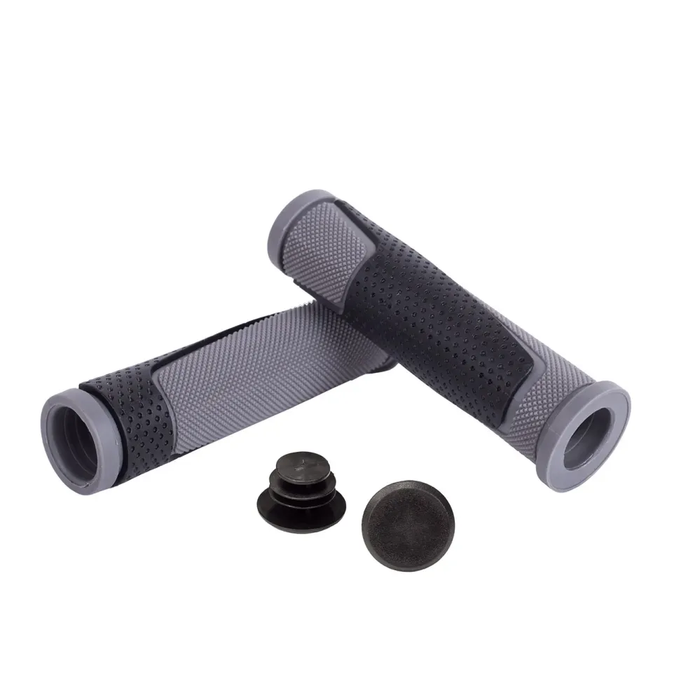 Гріпси Green Cycle GGR-004 130mm чорно-сірі з барендами
