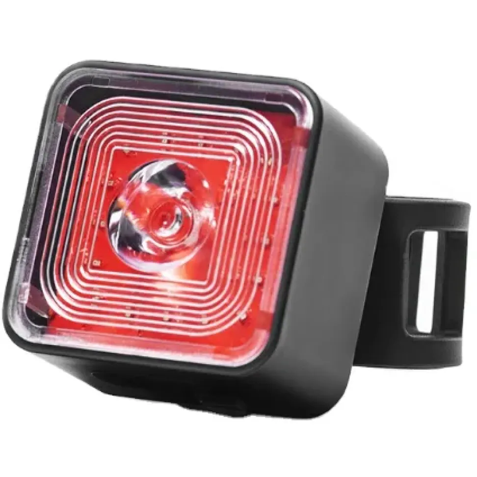 Мигалка задняя Green Cycle Cube, COB LED, 100 Люмен; 5 режимов