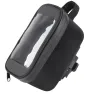 Сумка на верхнюю трубу рамы Green Cycle Phone hard bag, с отделением для телефона, черная