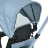 Детский складной трехколесный велосипед с родительской ручкой (1–5 лет / до 30 кг), трансформер 4в1 Turbo Trike MT 1036 Blue