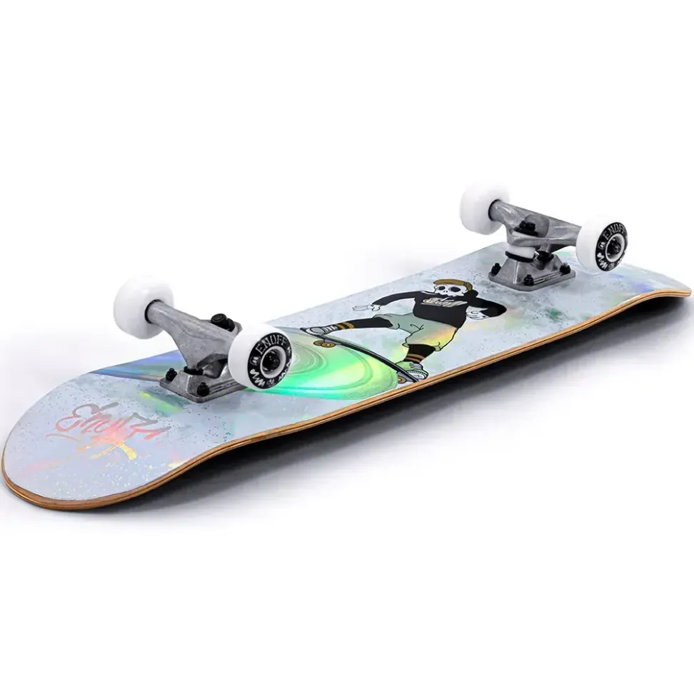 Enuff скейтборд Skully Hologram Mini white