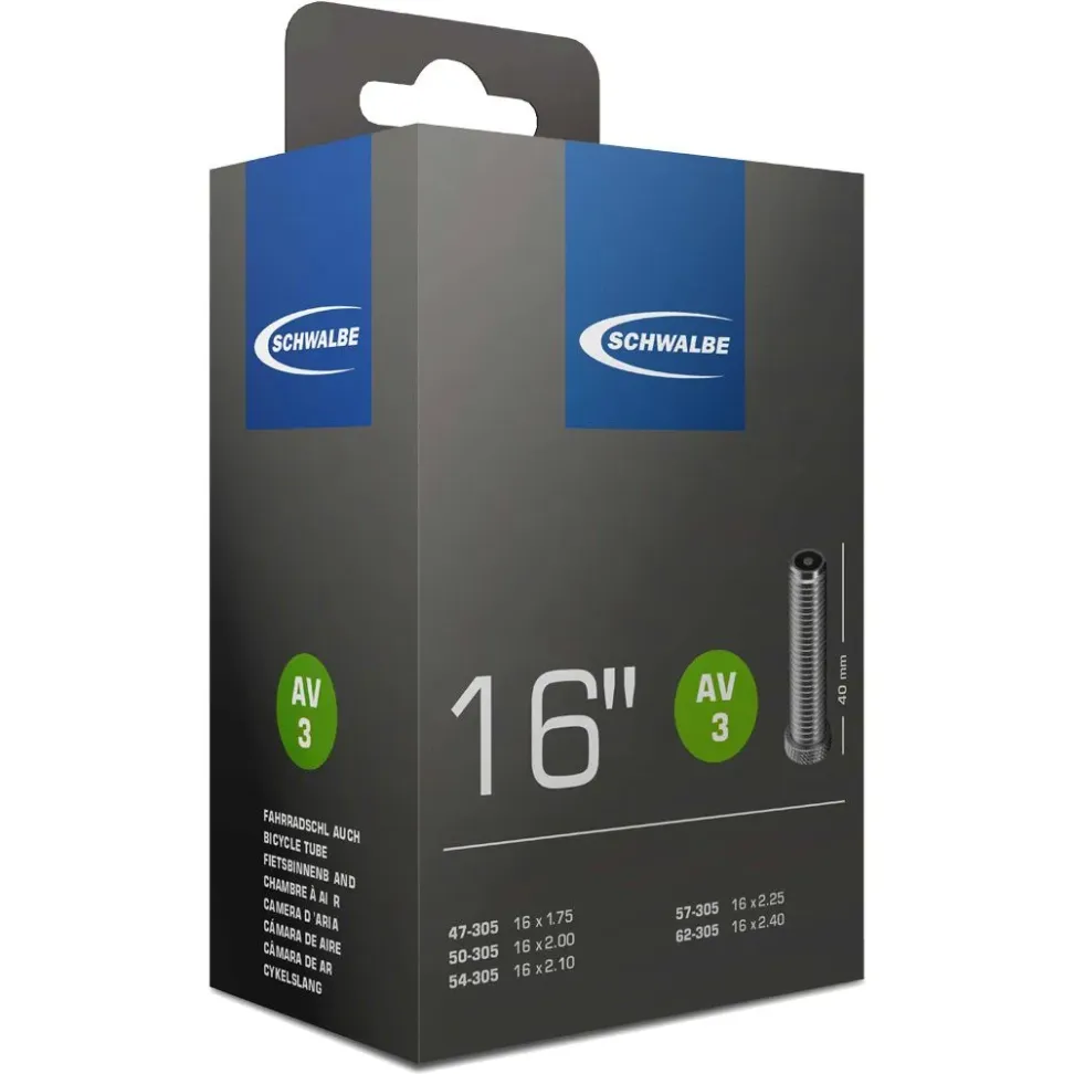 Камера 16" (47/62x305) Schwalbe AV3 40мм EK AGV