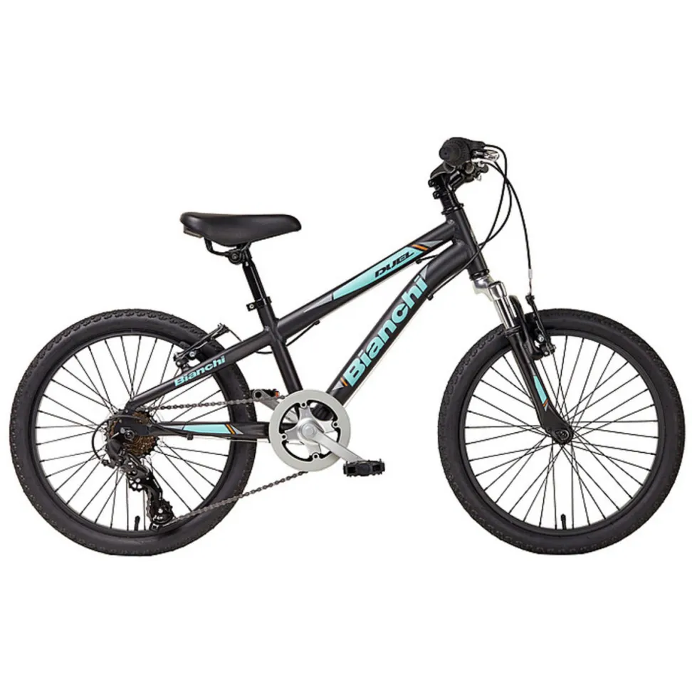 Велосипед Bianchi Duel 20 Boy (Black/Celeste Matte)