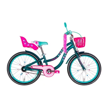 ВЕЛОСИПЕД FORMULA FLOWER PREMIUM 20" dark turquoise