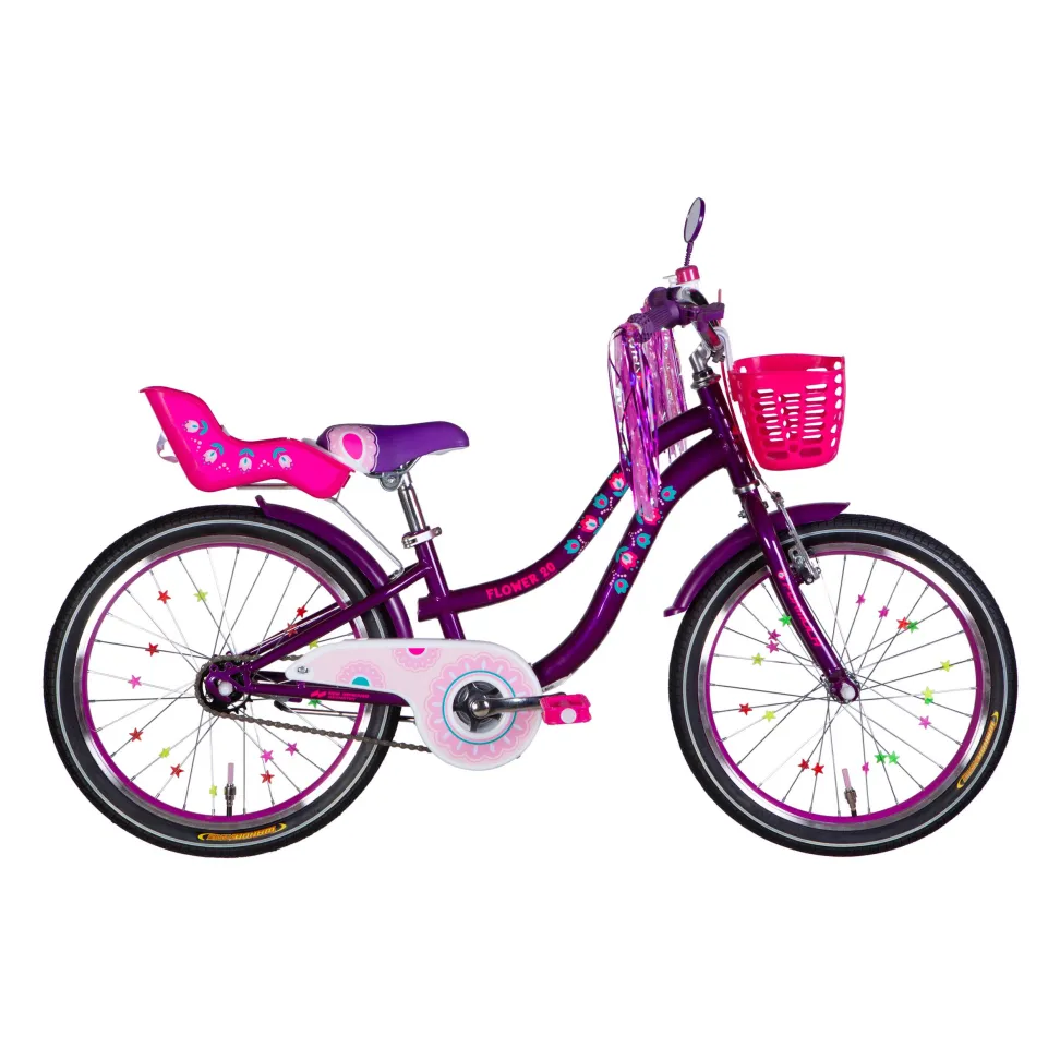 ВЕЛОСИПЕД FORMULA FLOWER PREMIUM 20" purple
