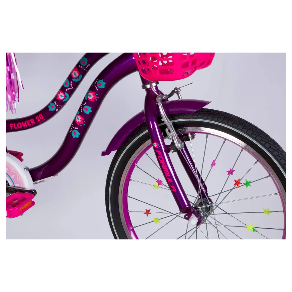 ВЕЛОСИПЕД FORMULA FLOWER PREMIUM 20" purple