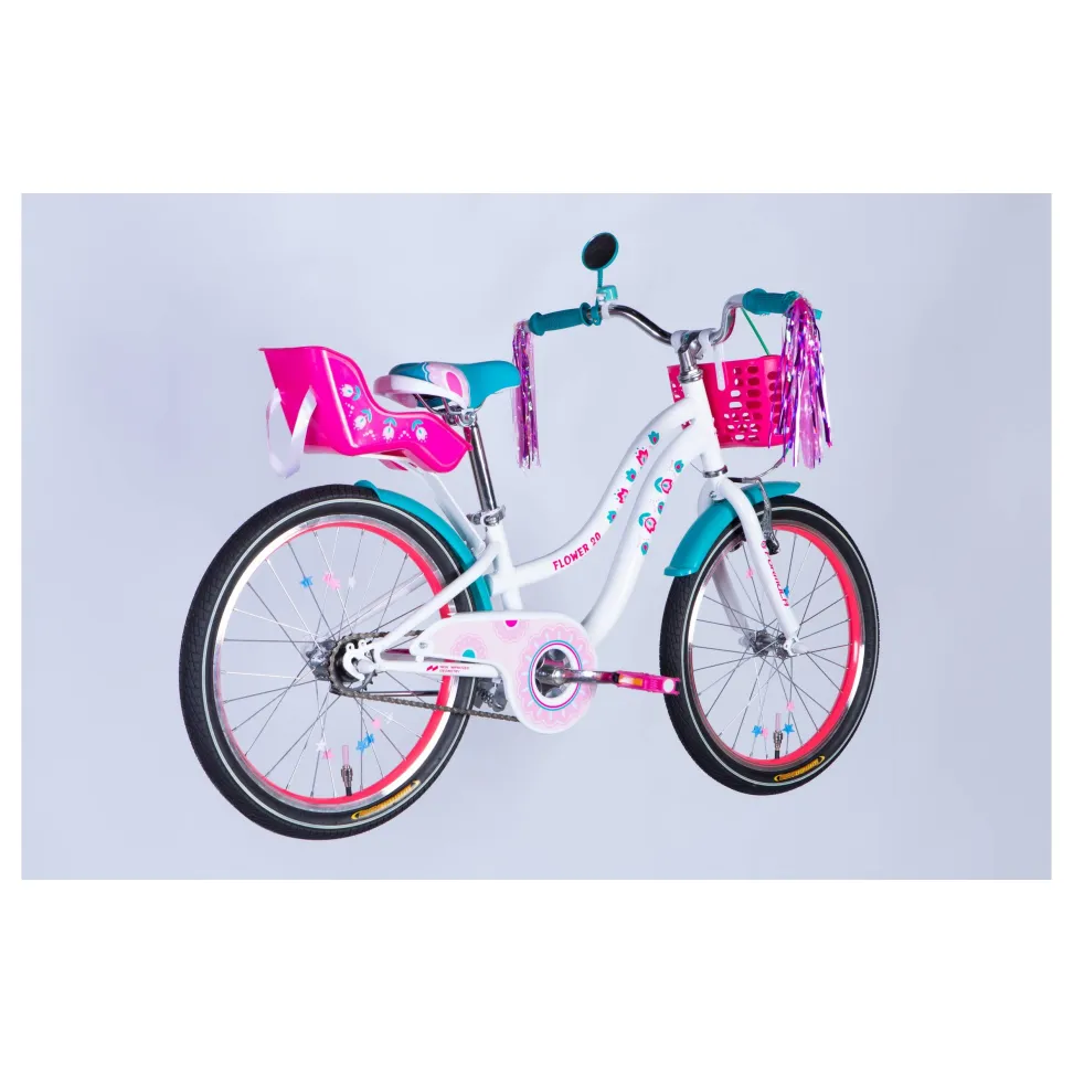 ВЕЛОСИПЕД FORMULA FLOWER PREMIUM 20" white