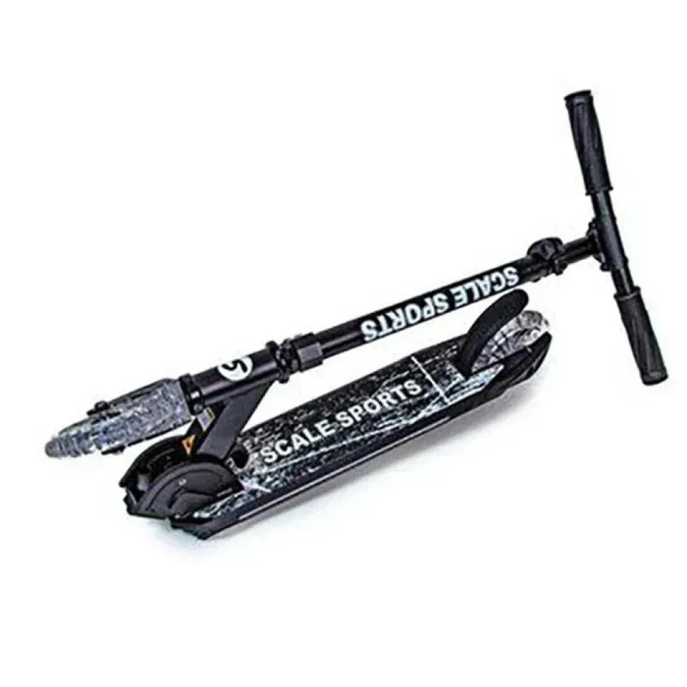 Двухколесный самокат Scale Sports SS-22 AERO, с подсветкой, складной
