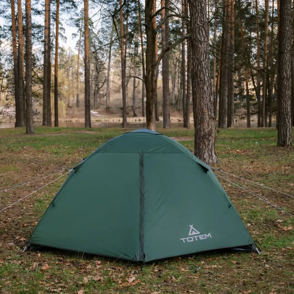 Палатка Totem Trek 2 (v2) зеленая