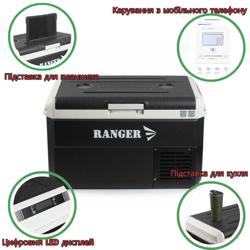Автохолодильник компрессорный Ranger Ice Cool 30L