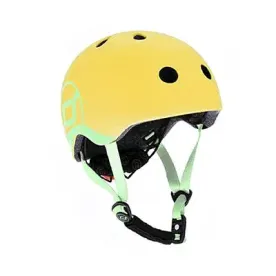 Шолом захисний Scoot and Ride з ліхтариком жовтий