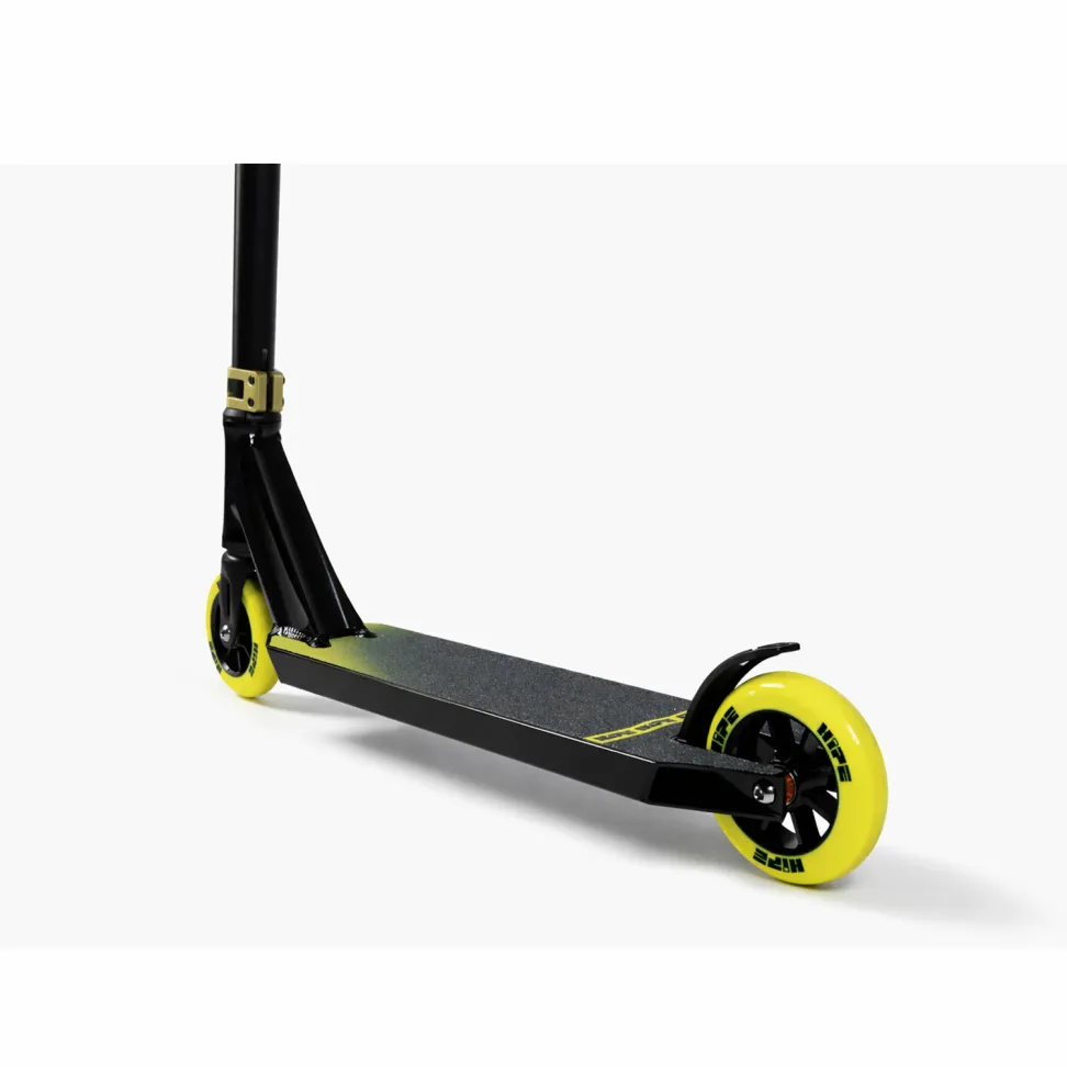 Самокат трюковый Hipe H12 black/yellow