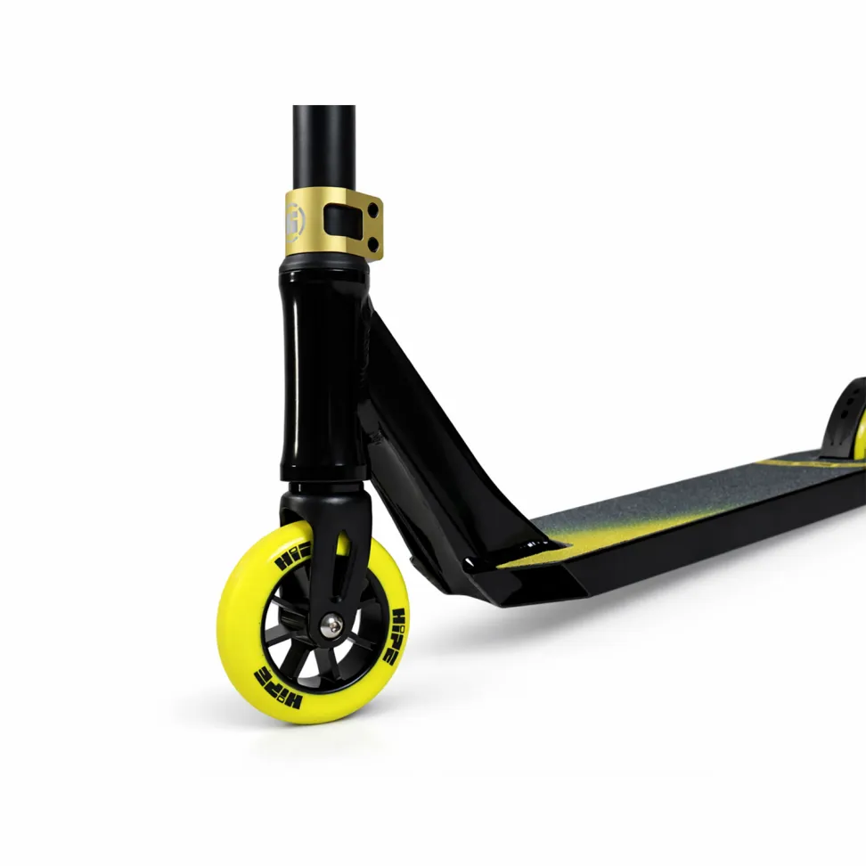 Самокат трюковый Hipe H12 black/yellow