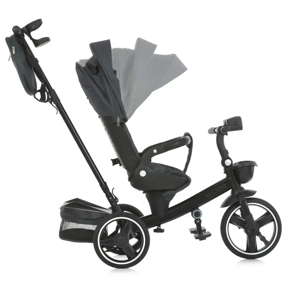 Трехколесный велосипед El Camino Vector ME 1162-1 Black