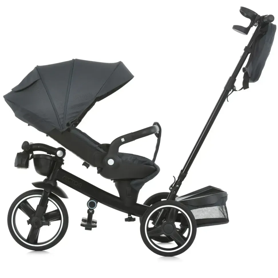 Трехколесный велосипед El Camino Vector ME 1162-1 Black