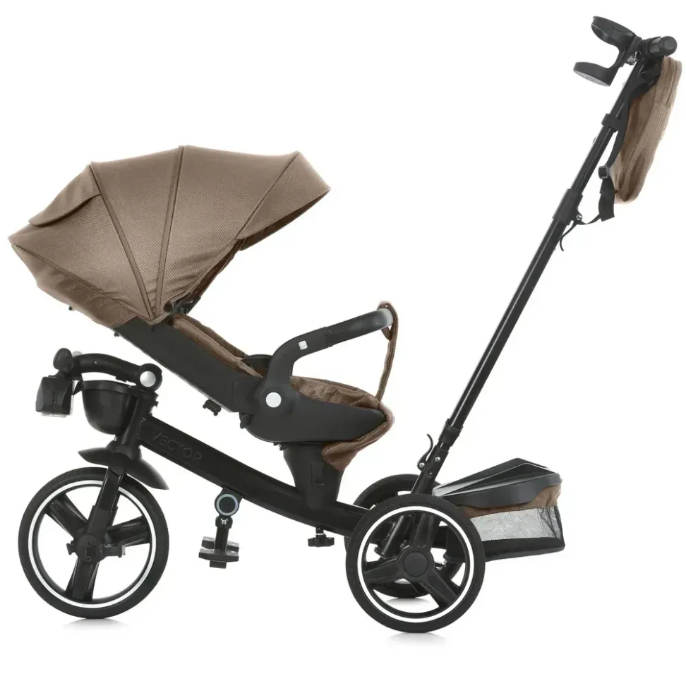 Триколісний велосипед El Camino Vector ME 1162-1 Beige Praline