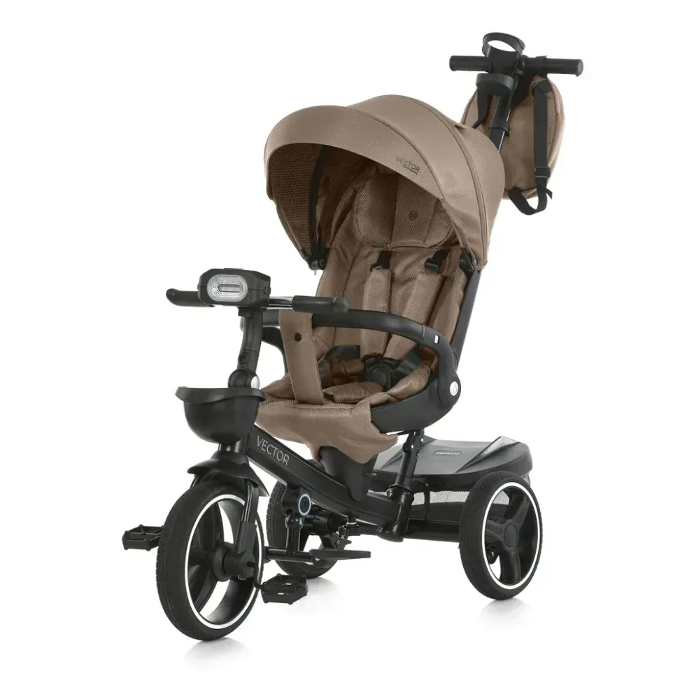 Триколісний велосипед El Camino Vector ME 1162-1 Beige Praline