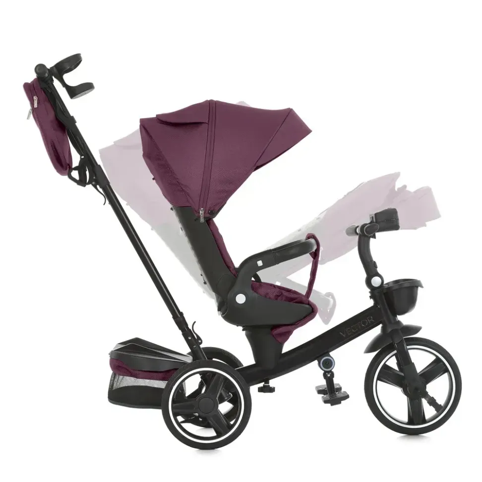 Трехколесный велосипед El Camino Vector ME 1162-1 Purple