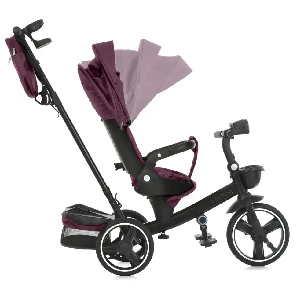 Трехколесный велосипед El Camino Vector ME 1162-1 Purple