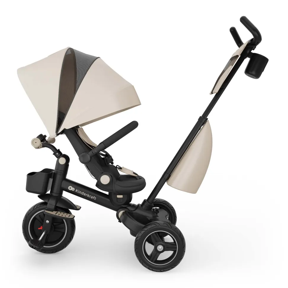 Триколісний велосипед Kinderkraft Spinstep 2 Plus Beige