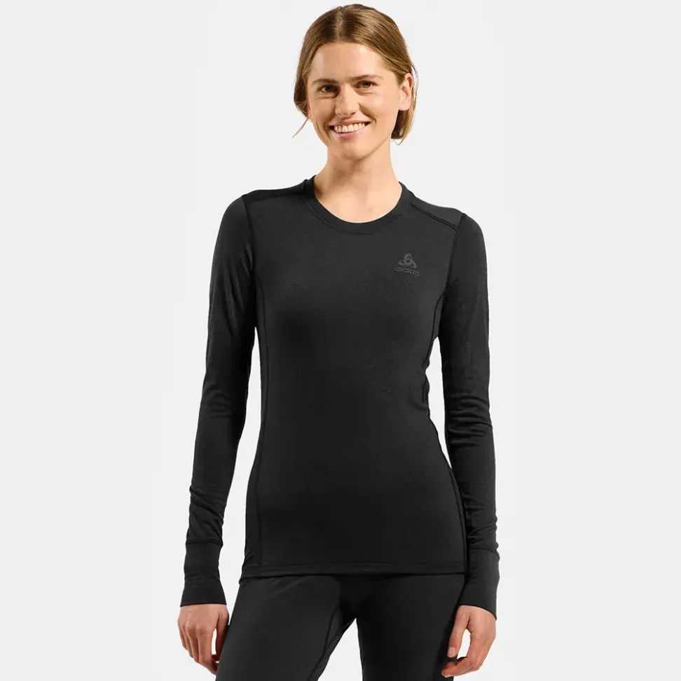 Odlo реглан Merino 200 W black