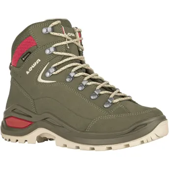LOWA черевики Renegade Evo GTX MID W grey green-panna