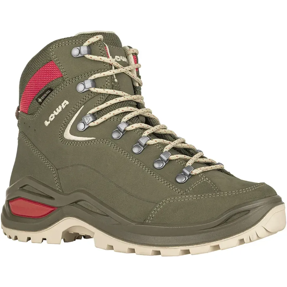 LOWA черевики Renegade Evo GTX MID W grey green-panna