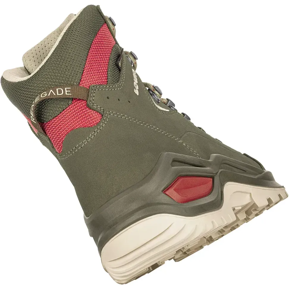 LOWA черевики Renegade Evo GTX MID W grey green-panna