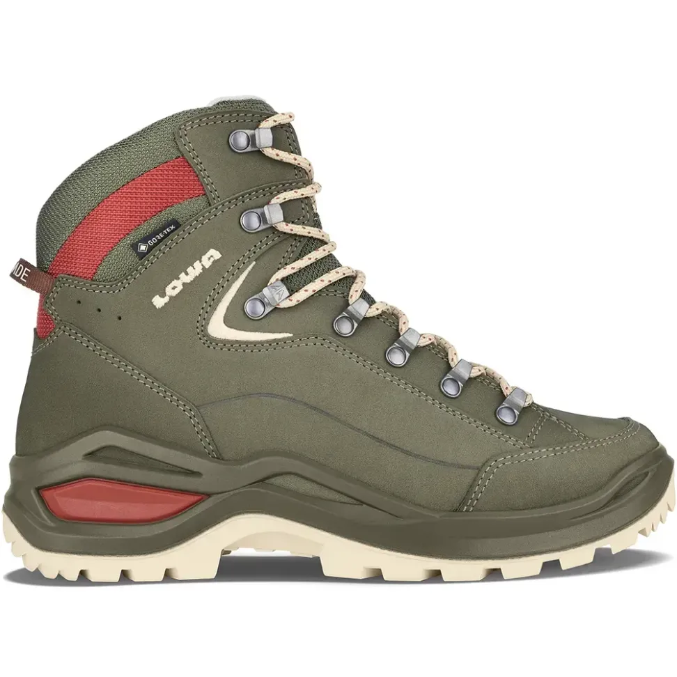 LOWA черевики Renegade Evo GTX MID W grey green-panna