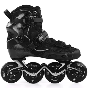 Micro роликовые коньки Delta Force2 BK black