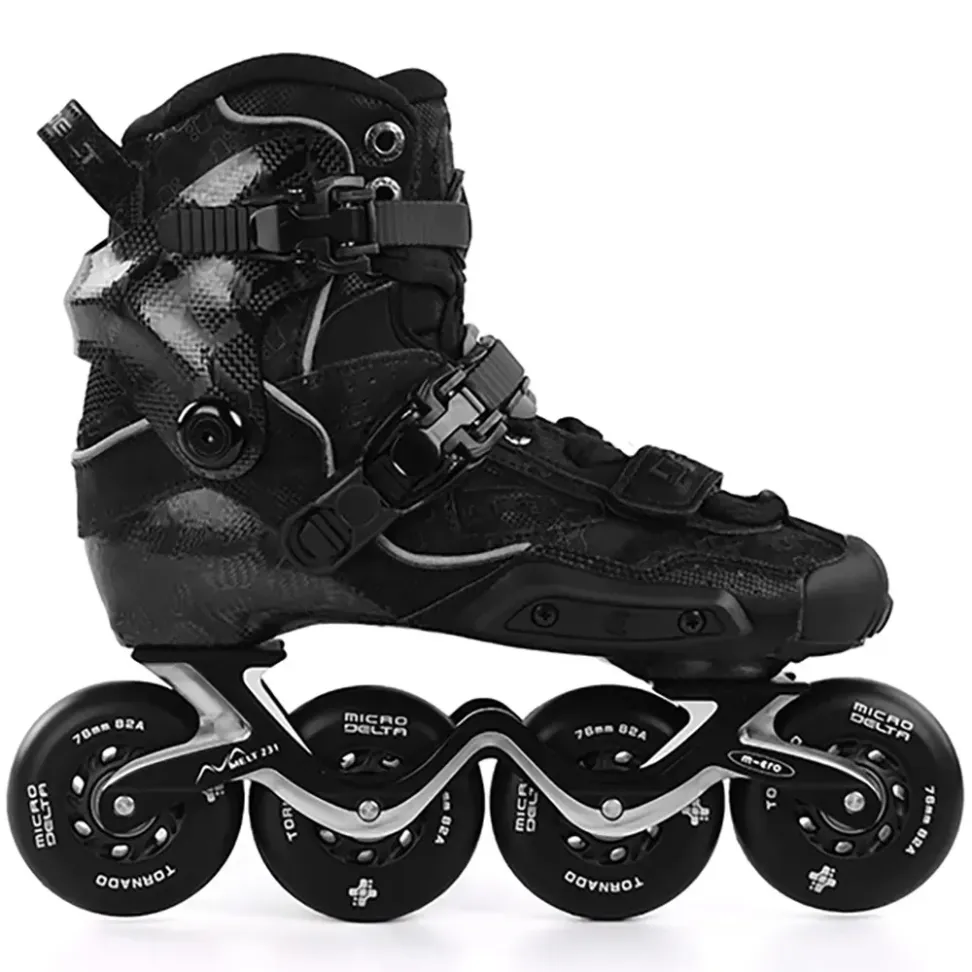 Micro роликовые коньки Delta Force2 BK black