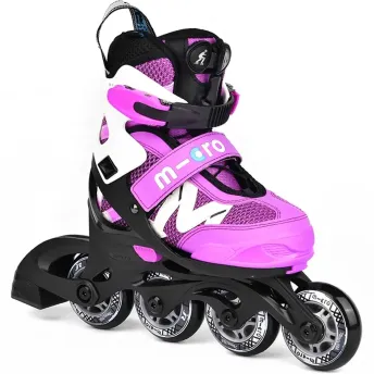 Micro роликовые коньки NEW Shaper purple-white