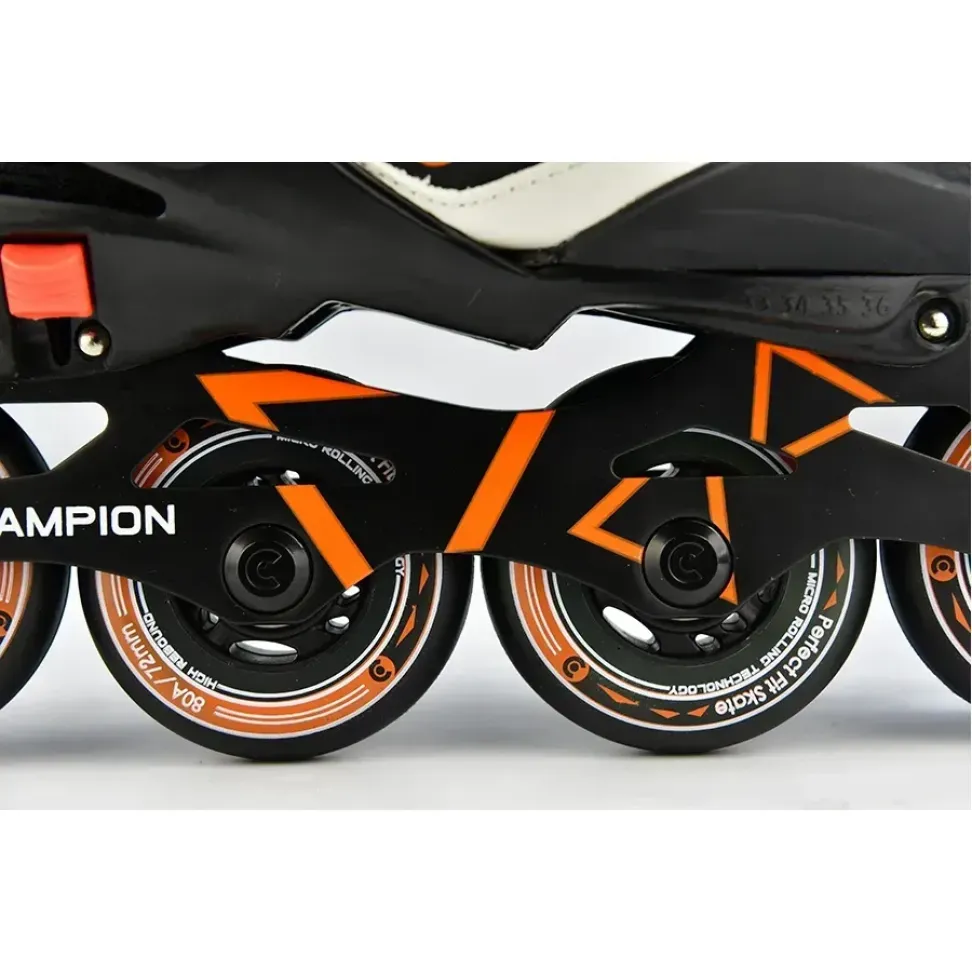 Micro роликові ковзани Champion orange-black