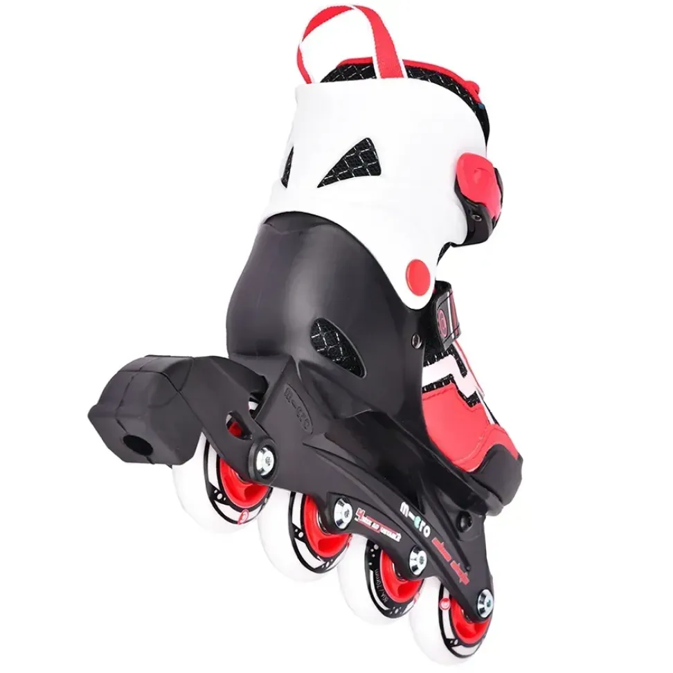 Micro роликовые коньки Majority red-black