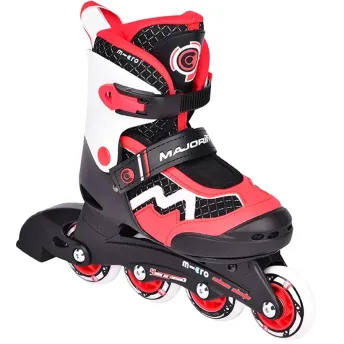 Micro роликовые коньки Majority red-black