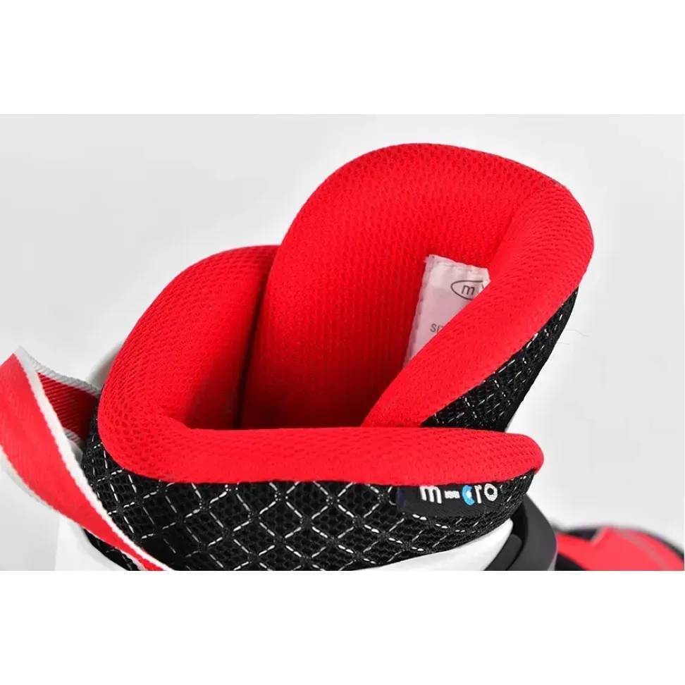 Micro роликовые коньки Majority red-black