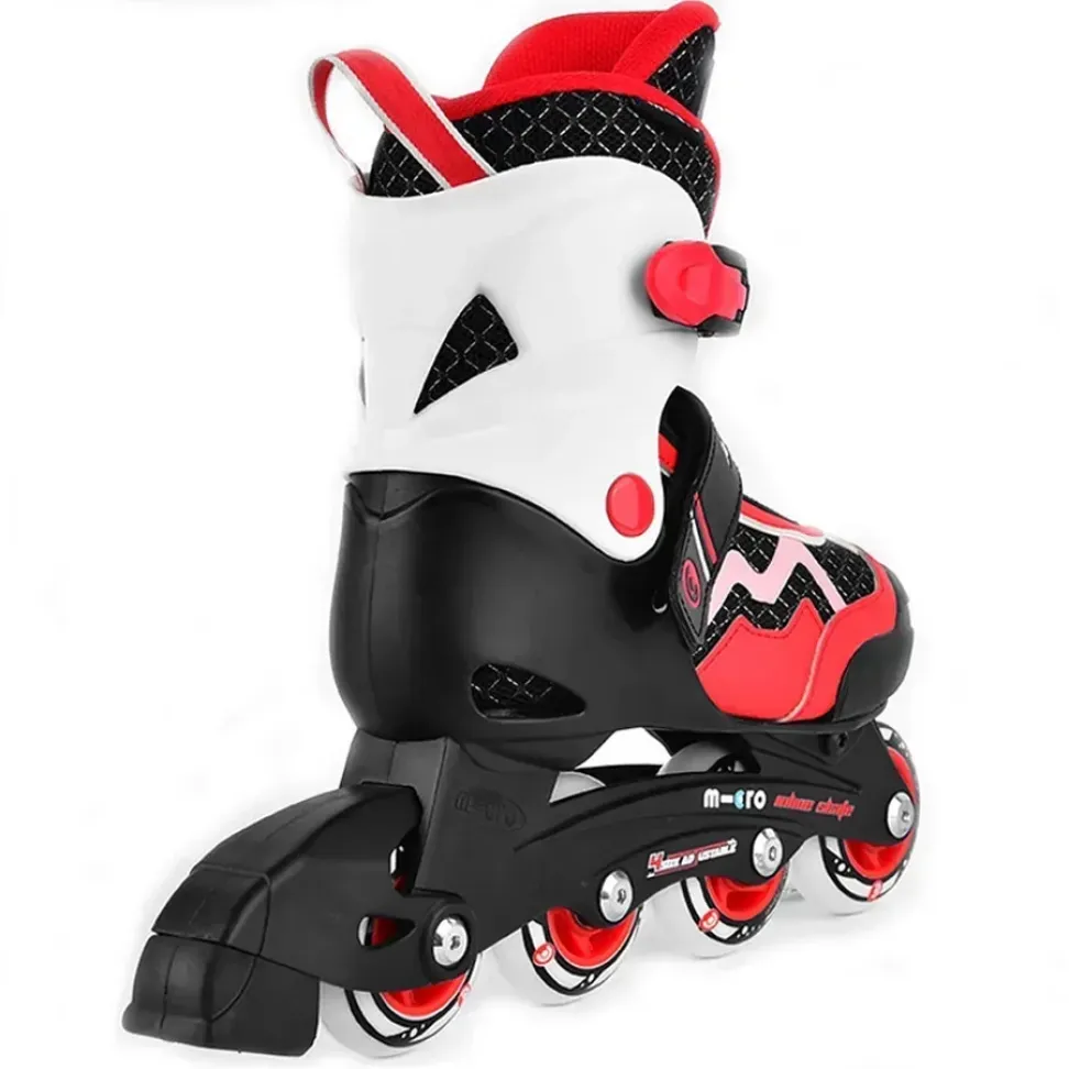 Micro роликовые коньки Majority red-black