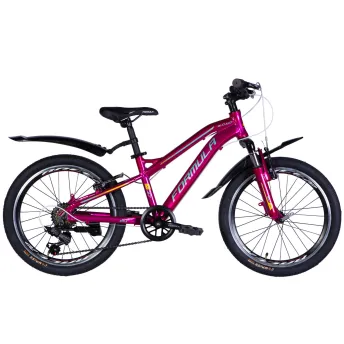 Велосипед AL 20" Formula BLACKWOOD Vbr FR рама-11" малиновый 2026
