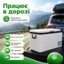 Портативный холодильник 25л Gearo автохолодильник компрессорный пластиковый 12/24В 220В
