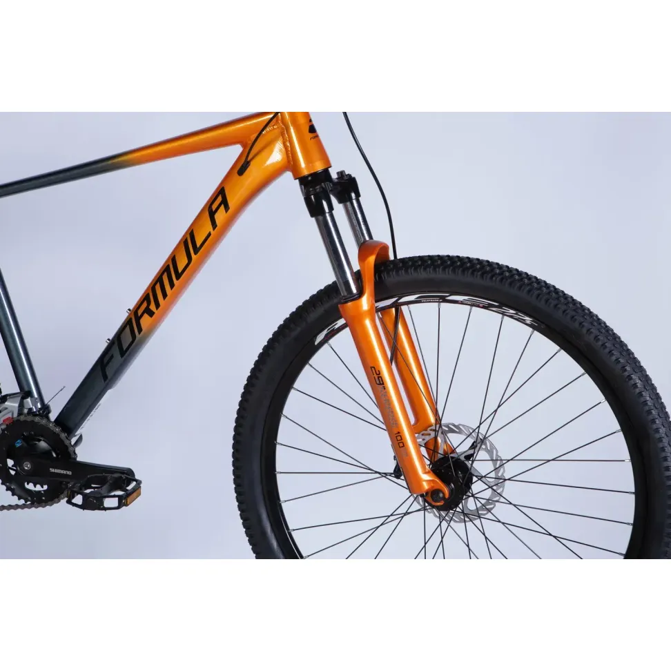 Велосипед AL 27.5" Formula DRIVE HDD рама-18" сіро-помаранчевий 2026