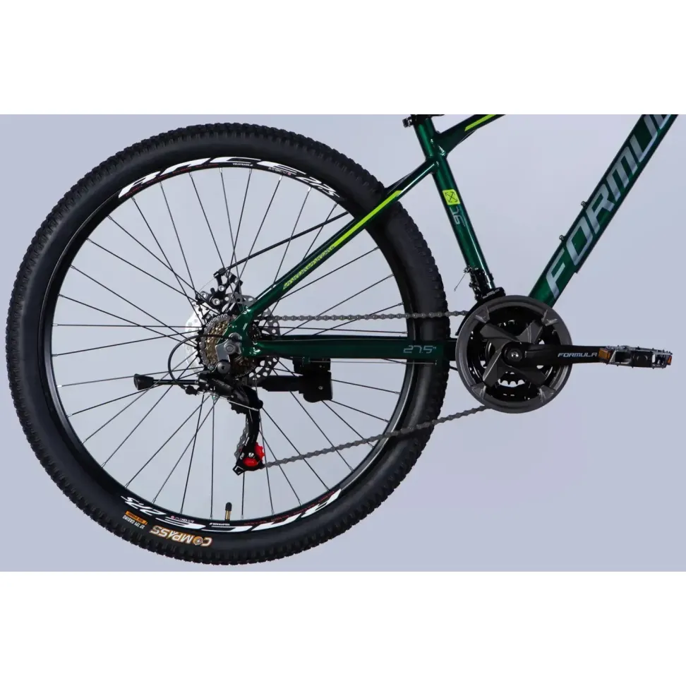 Велосипед AL 27.5" Formula MOTION DD FR рама-18" зеленый 2026
