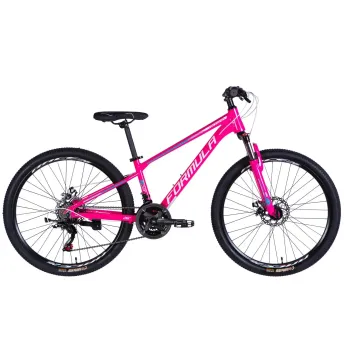 Велосипед AL 26" Formula MOTION DD FR рама-13" розовый с белым 2026