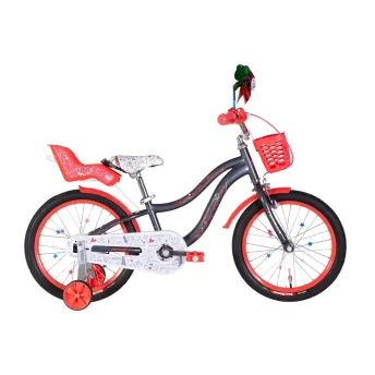 Велосипед ST 18" Formula Kid ALICIA BH рама-9" сірий з білим та кораловим 2026