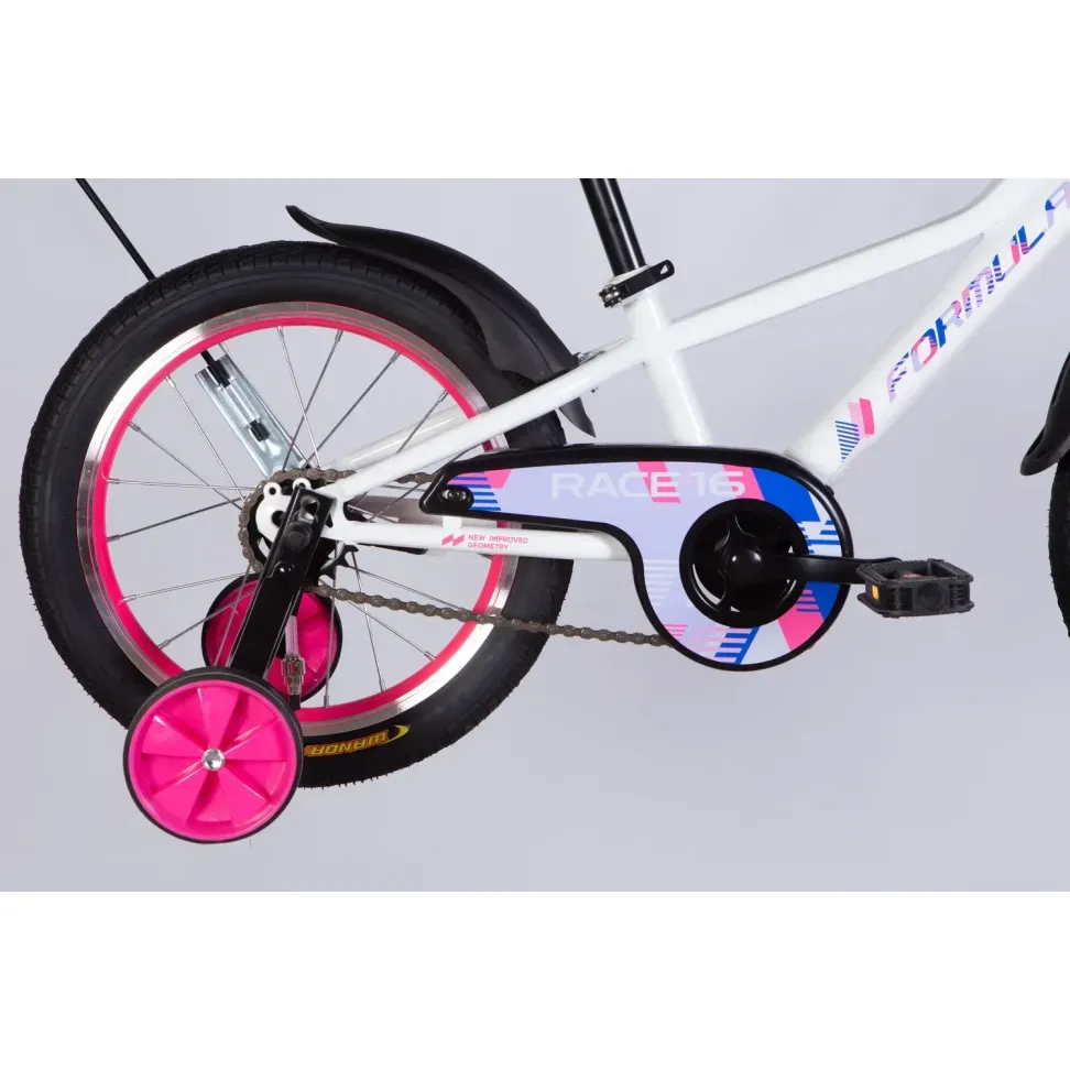 Велосипед ST 16" Formula RACE BH рама-8,5" белый с розовым 2026