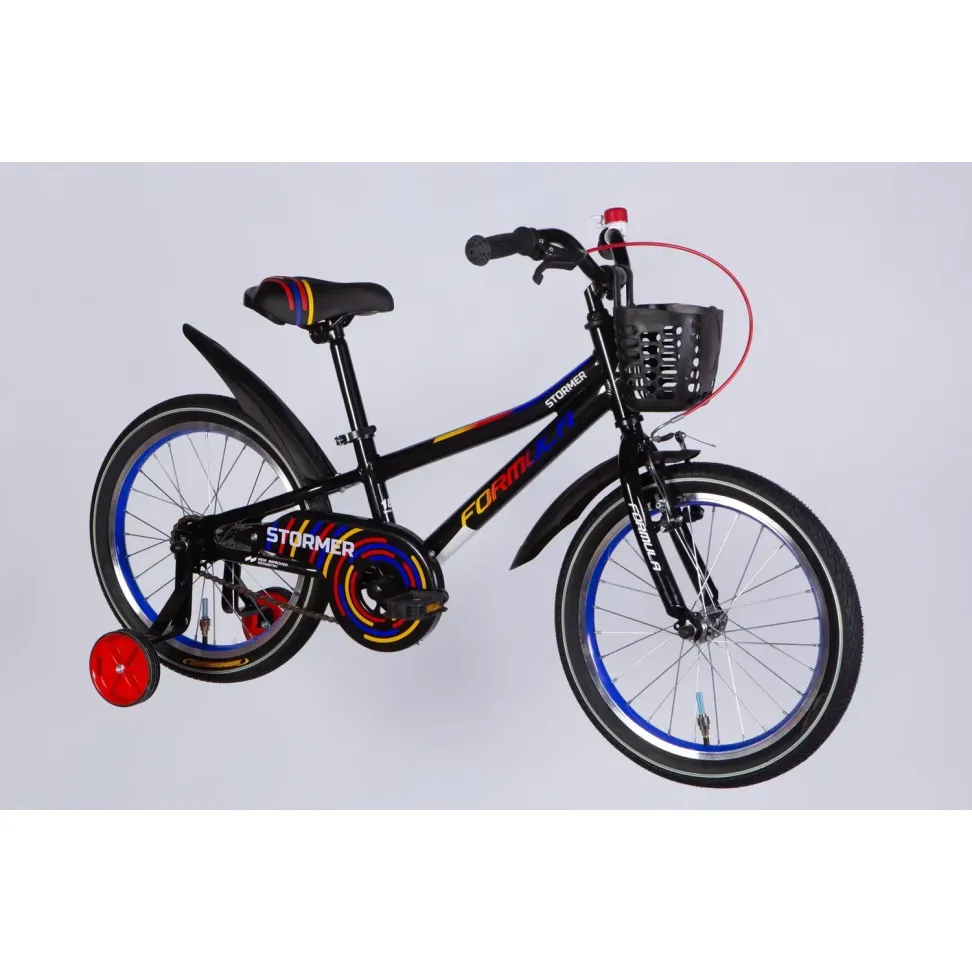 Велосипед AL 18" Formula Kid STORMER BH рама-9" черный 2026